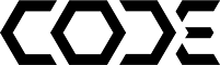 Code Chiro logo, it is black.